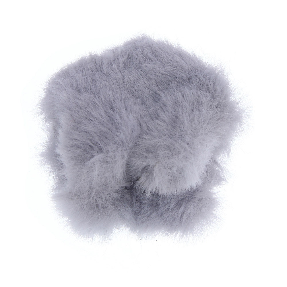 Краб для волос, тм ЮНИLOOK, 4,5см, полистирол, иск. мех, 6 цветов, #8, арт.№ 321-404