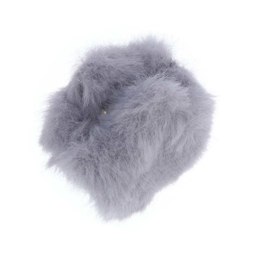 Краб для волос, тм ЮНИLOOK, 4,5см, полистирол, иск. мех, 6 цветов, #8, арт.№ 321-404