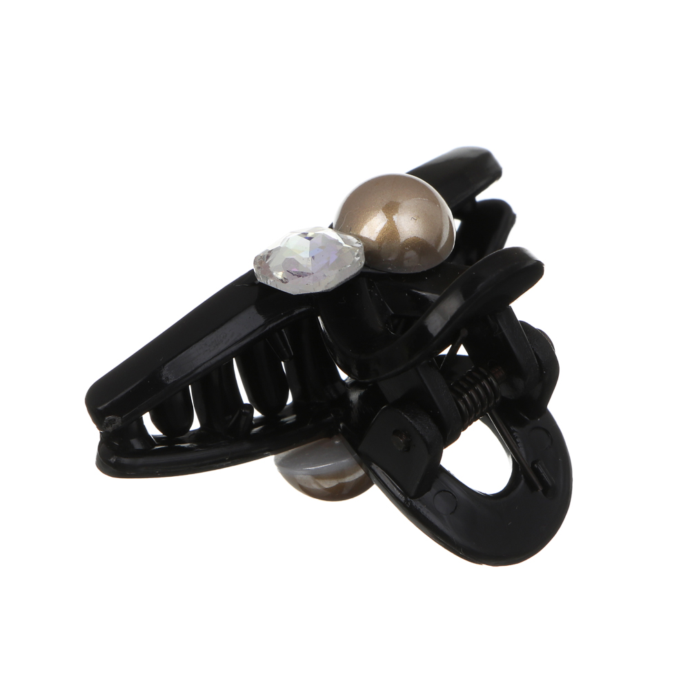 Краб для волос, тм ЮНИLOOK, 4,5см, пластик, 3 дизайна, #12, арт.№ 321-408