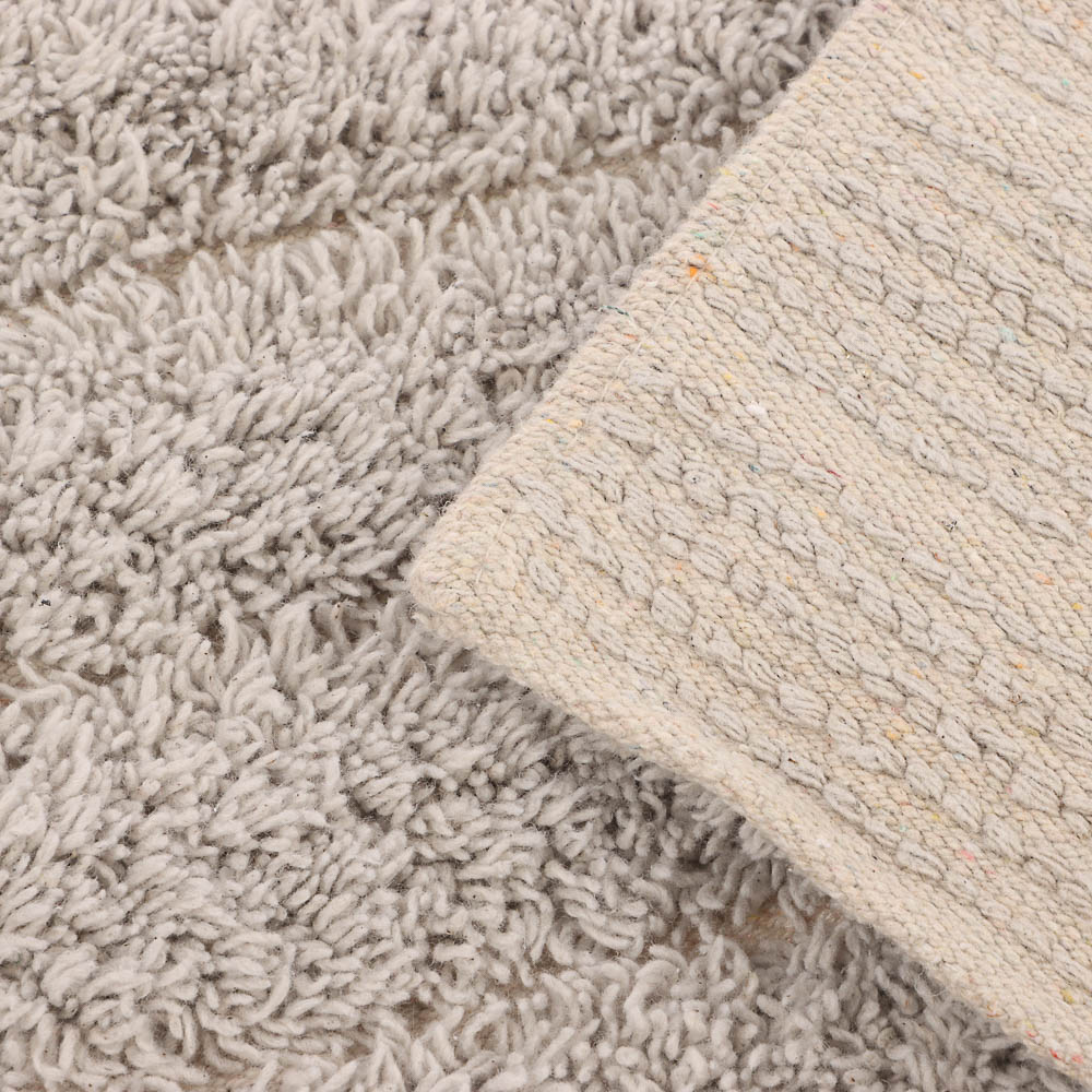 Коврик для ванной 40х60см Delhi серый, хлопок, SWM-6000-GR-B, арт.№ 462-820