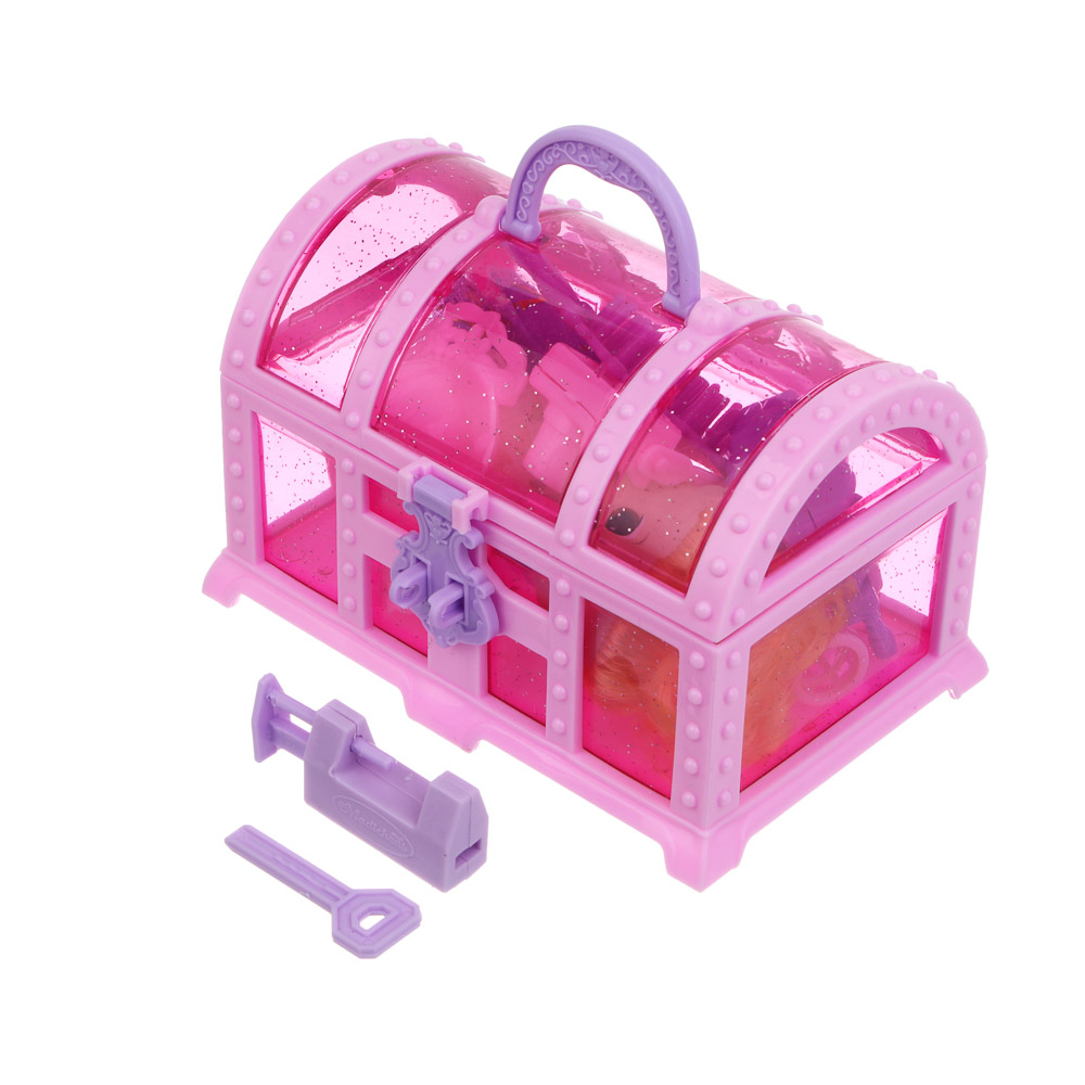 ИГРОЛЕНД Кукла 10 см с акс. в сундучке, 8 пр., PP, ABS 11,5х10х7,8 см, арт.№ 267-885