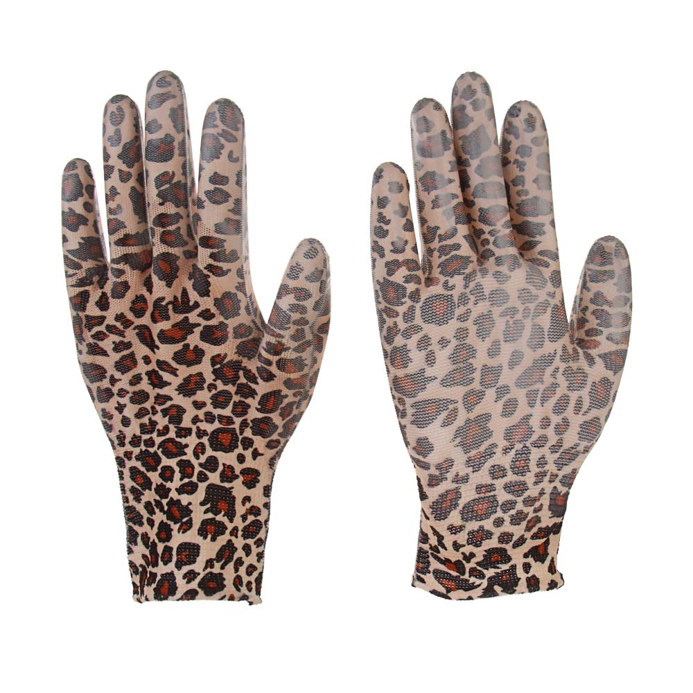 INBLOOM Перчатки садовые с ПУ полуобливом, полиэстер, р.9, 22см, 20г, арт.№ 180-029