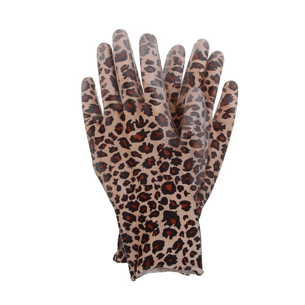 INBLOOM Перчатки садовые с ПУ полуобливом, полиэстер, р.9, 22см, 20г, арт.№ 180-029