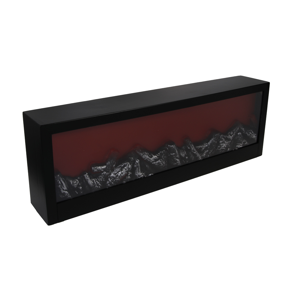 Светильник-камин тм СНОУ БУМ декоративный LED, 60x10x19,7см, пластик, 3xC/USB, 1 режим, арт.№ 695-240