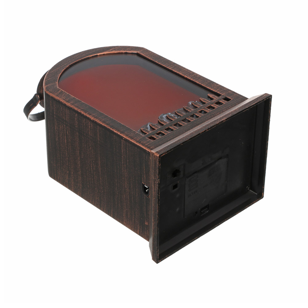 Светильник-камин тм СНОУ БУМ декоративный LED, 15x12x24см, пластик, 3xАА/USB, 1 режим, арт.№ 695-241