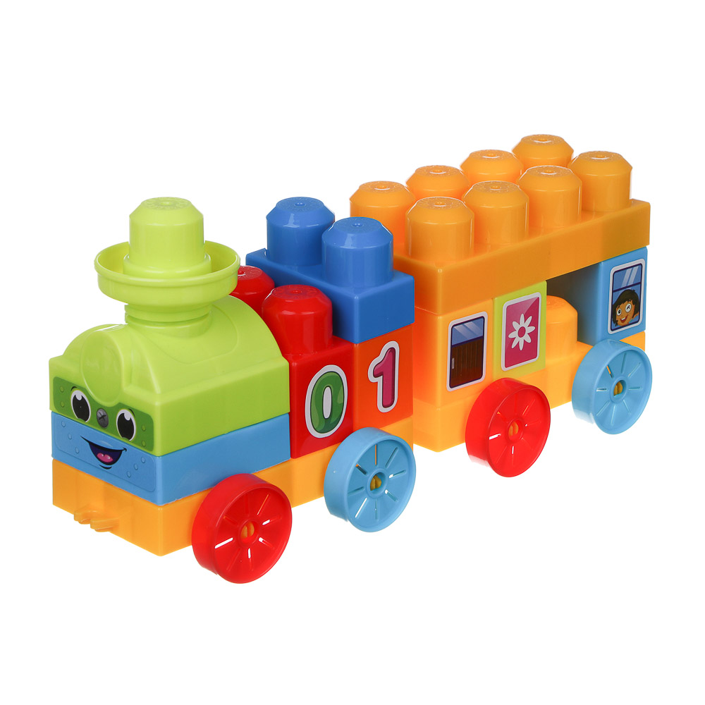 Конструктор для малышей, 32 детали, пластик, 32х14х18,7см, арт.№ 859-099