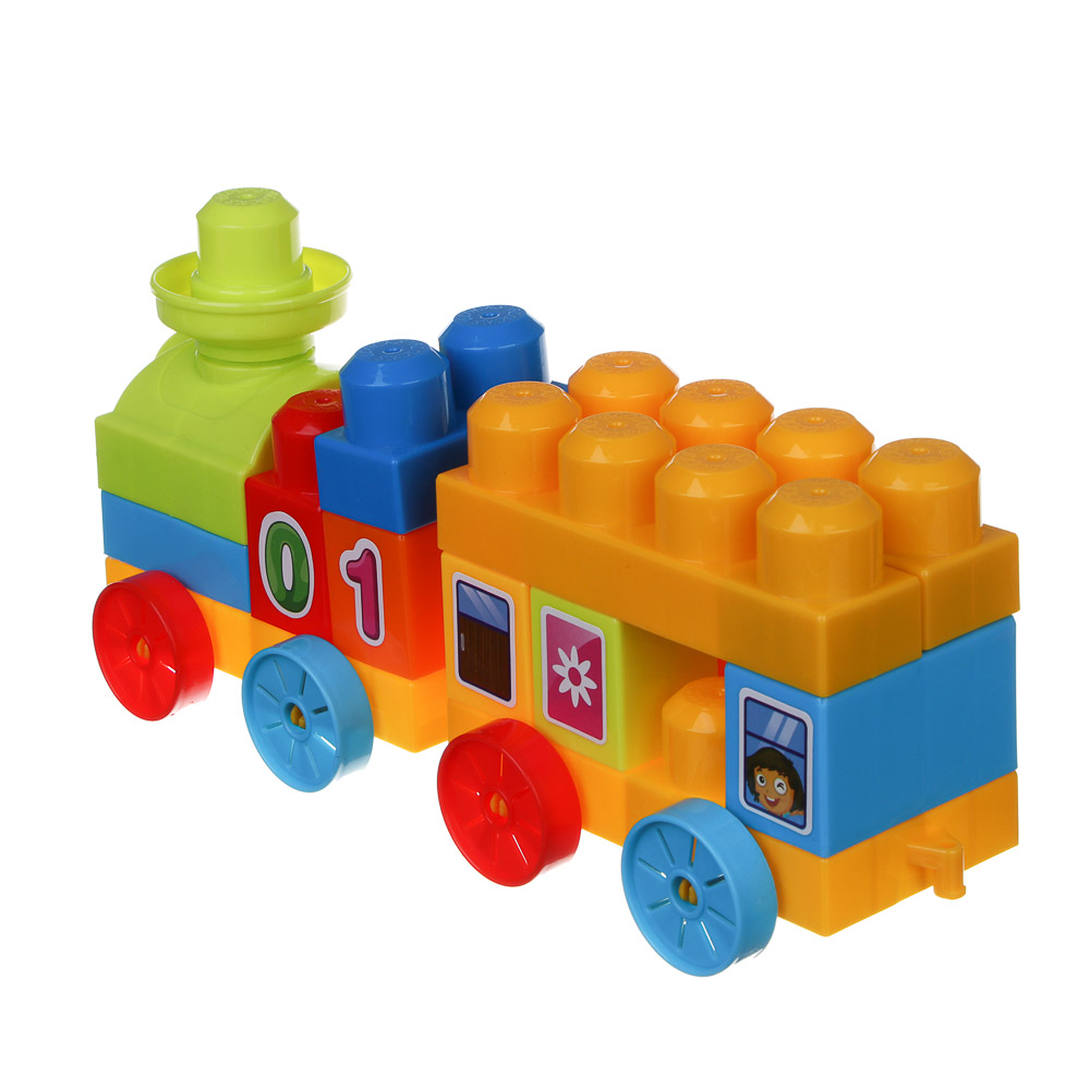 Конструктор для малышей, 32 детали, пластик, 32х14х18,7см, арт.№ 859-099