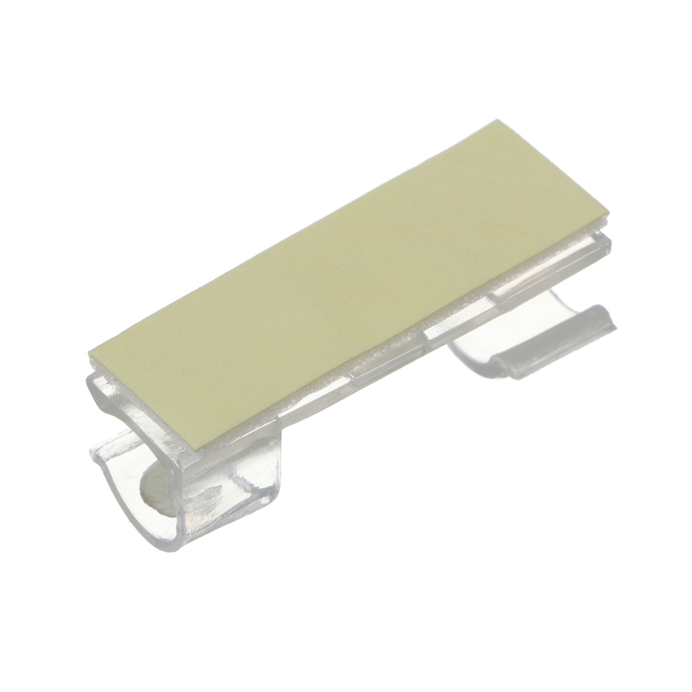 СНОУ БУМ Держатели для гирлянд и проводов, самоклеящиеся, 20шт, 30х10мм, d4-6мм, PS, арт.№ 390-114