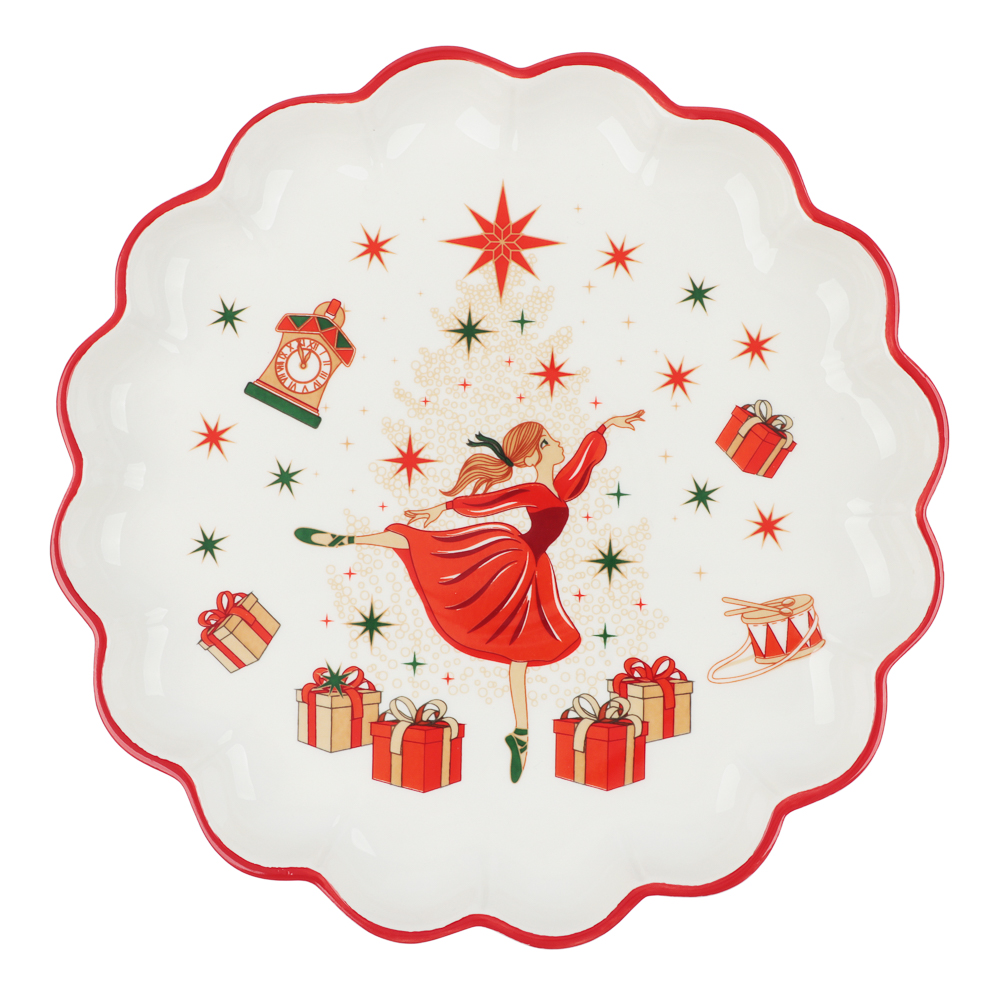 MILLIMI Щелкунчик Блюдо круглое, 25х25х3см, керамика — купить в МПР MILLIMI Щелкунчик Блюдо круглое, 25х25х3см, керамика, арт.№ 820-690