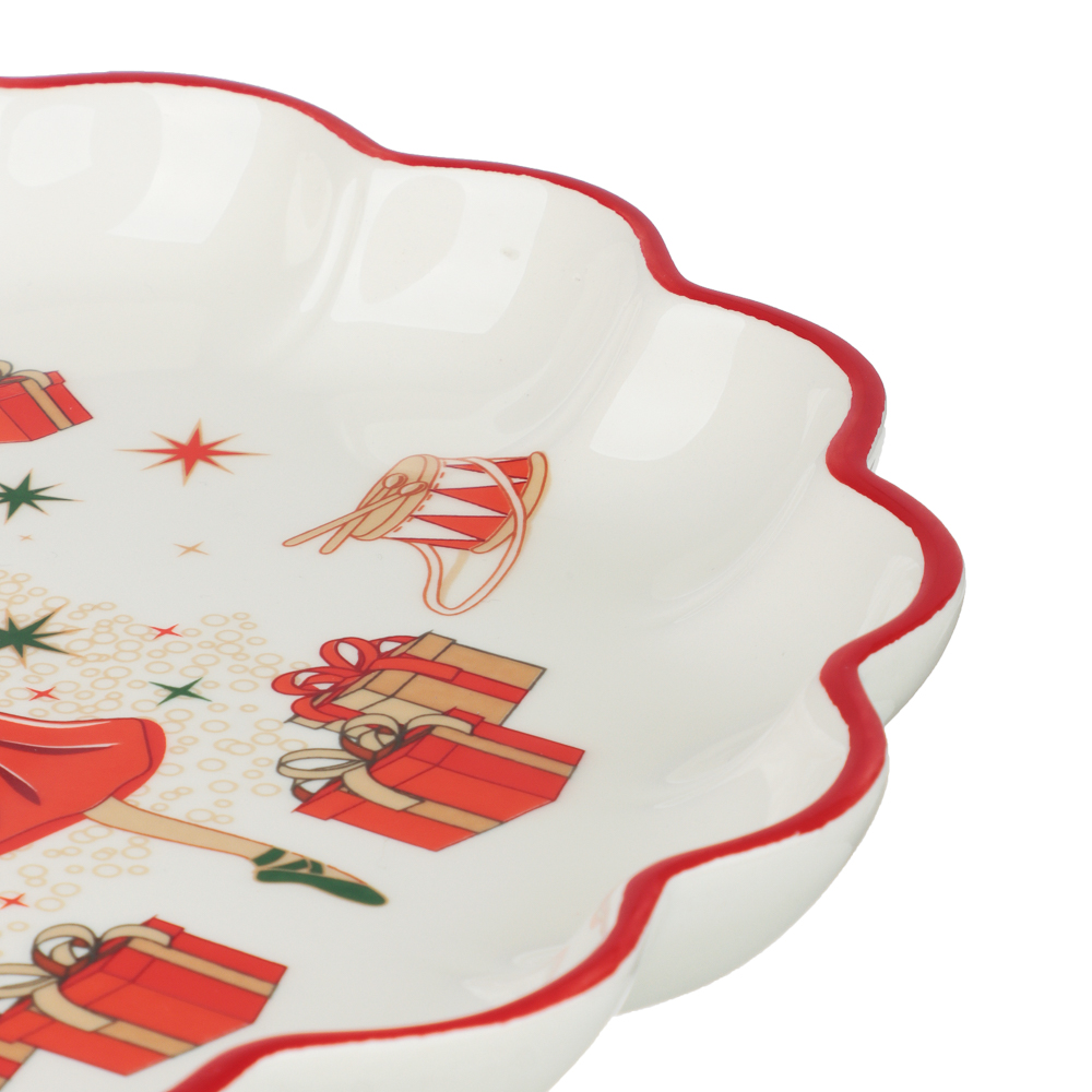 MILLIMI Щелкунчик Блюдо круглое, 25х25х3см, керамика, арт.№ 820-690
