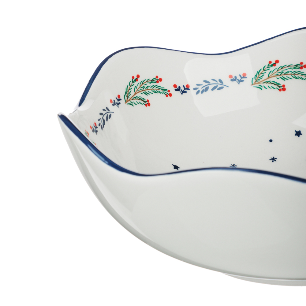 MILLIMI Нордик Салатник, 21,5х7,5см, керамика, арт.№ 820-691