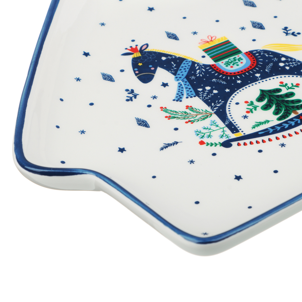 MILLIMI Нордик Блюдо в форме домика, 20х18х3см, керамика, арт.№ 820-693