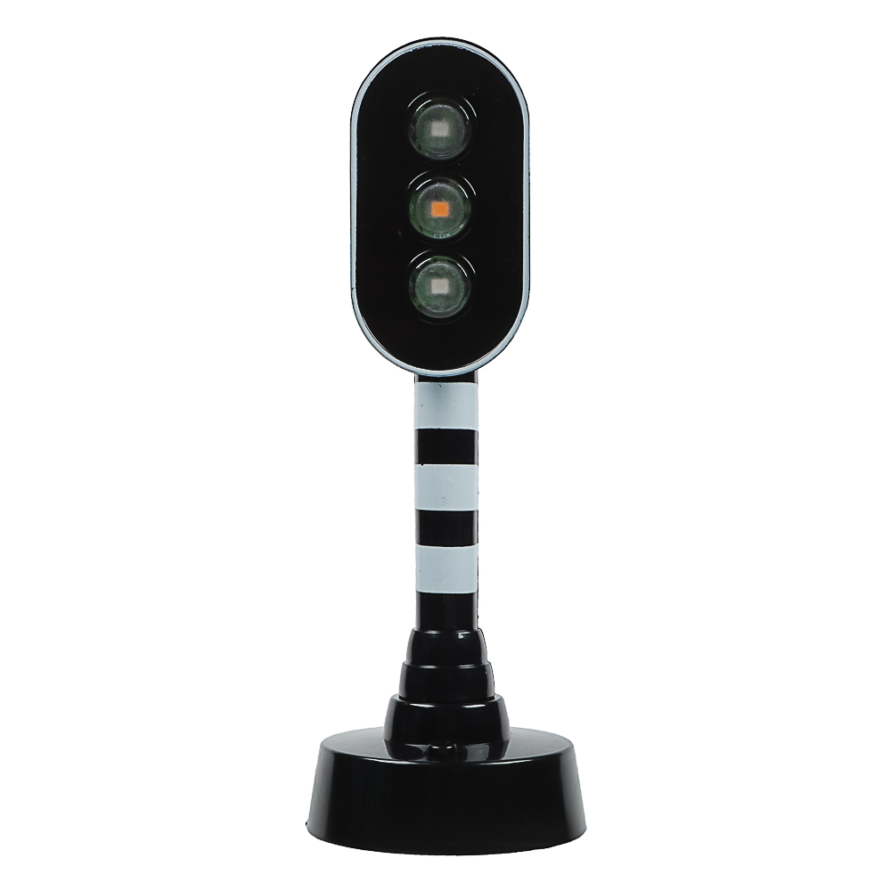 Светофор детский «Город», обучающие карточки, световые эффекты, на батарейках, 6,5х22,5х6,5 см, арт.№ 276-168