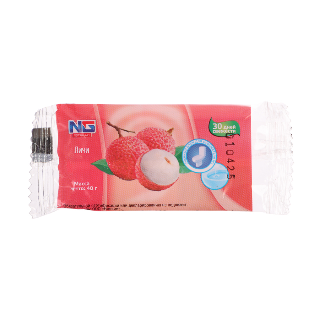 NEW GALAXY Блок сменный для освежителя унитаза WC 40 гр. (Личи), арт.№ 778-257