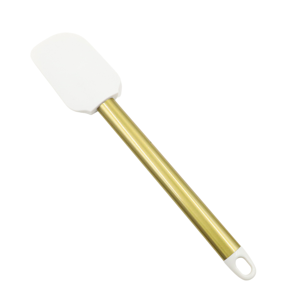 Лопатка кулинарная тм SATOSHI Голд 25 см, силикон, нерж.сталь, арт.№ 881-364