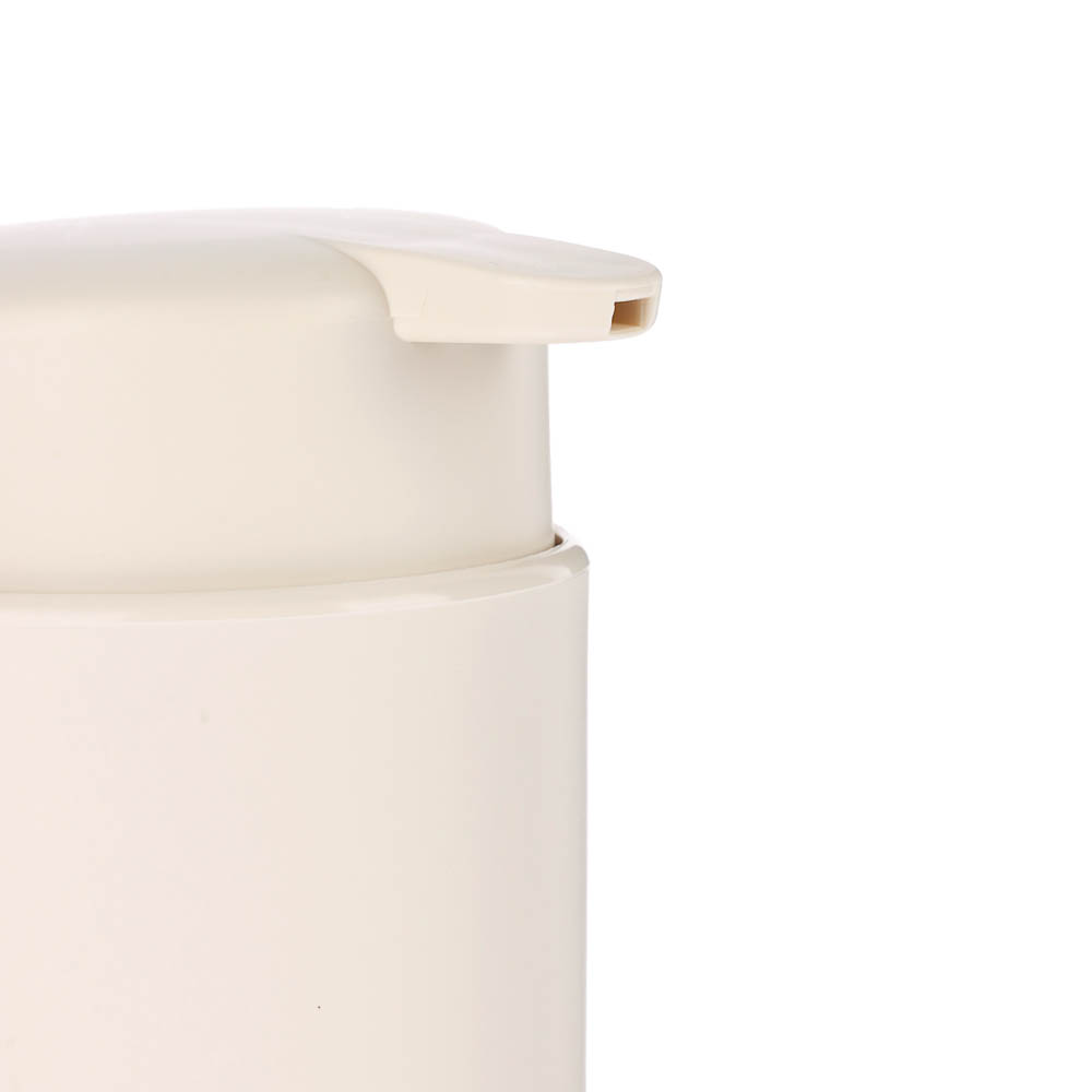 Диспенсер для жидкого мыла Flux, 250мл, бежевый, 7,5х7,5х14,5см, арт.№ 463-623