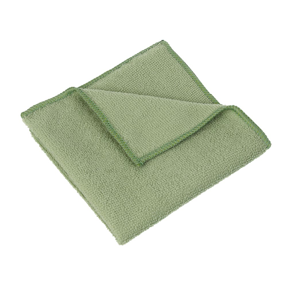 Набор салфеток из микрофибры тм VETTA Ботаника, 30х30 см, 200г/кв.м, полиэстер, 3 цвета, 6 шт, арт.№ 448-361