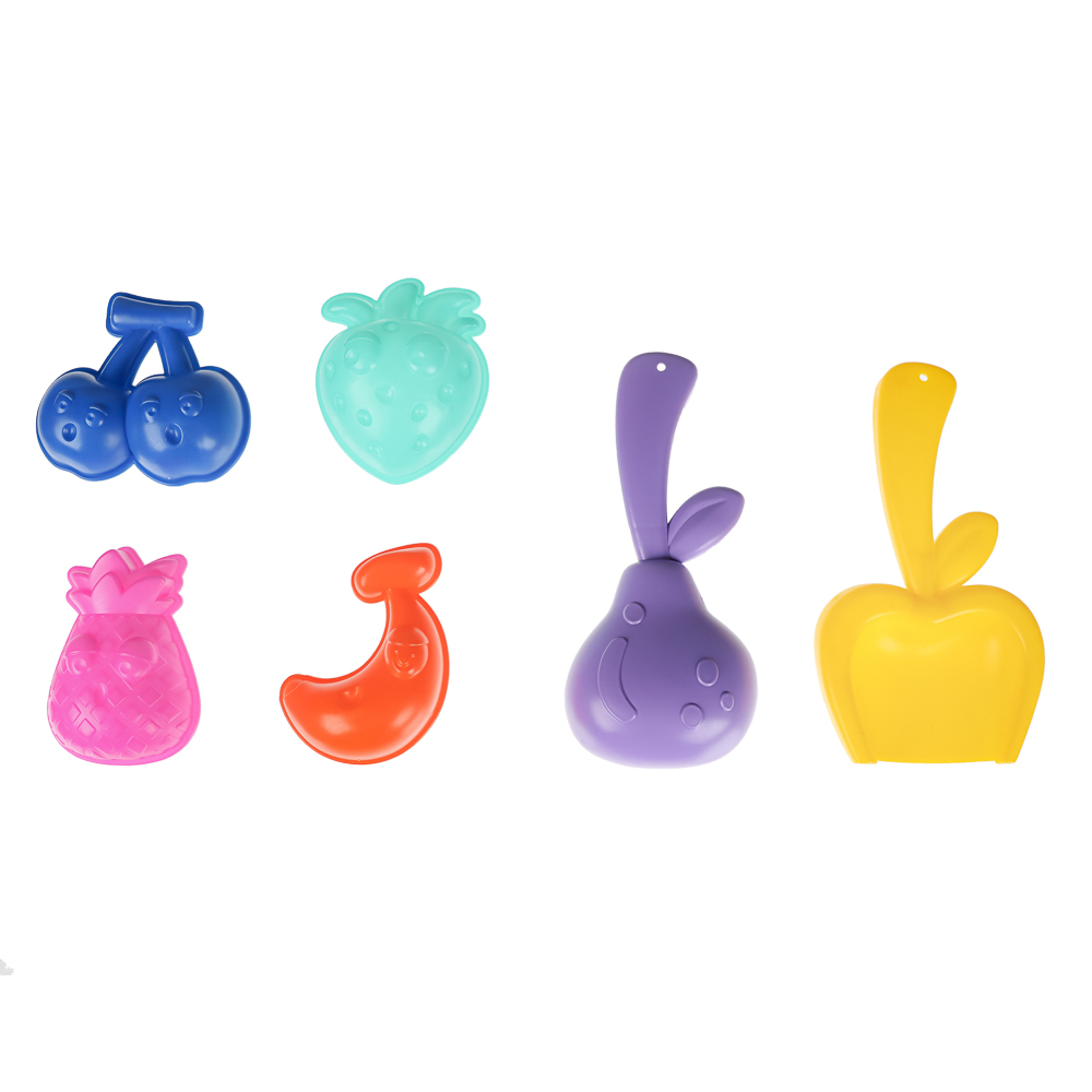 Набор для игры в песке, ИГРОЛЕНД, 6 предметов, пластик, для детей 3+, арт.№ 430-131