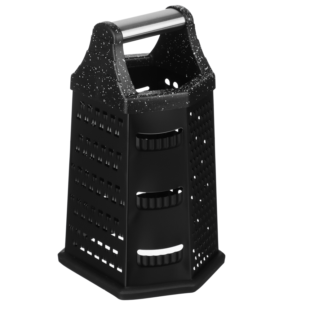 Терка 6-и сторонняя с антиналипающим покрытием тм SATOSHI 23см, нерж.сталь, арт.№ 885-146