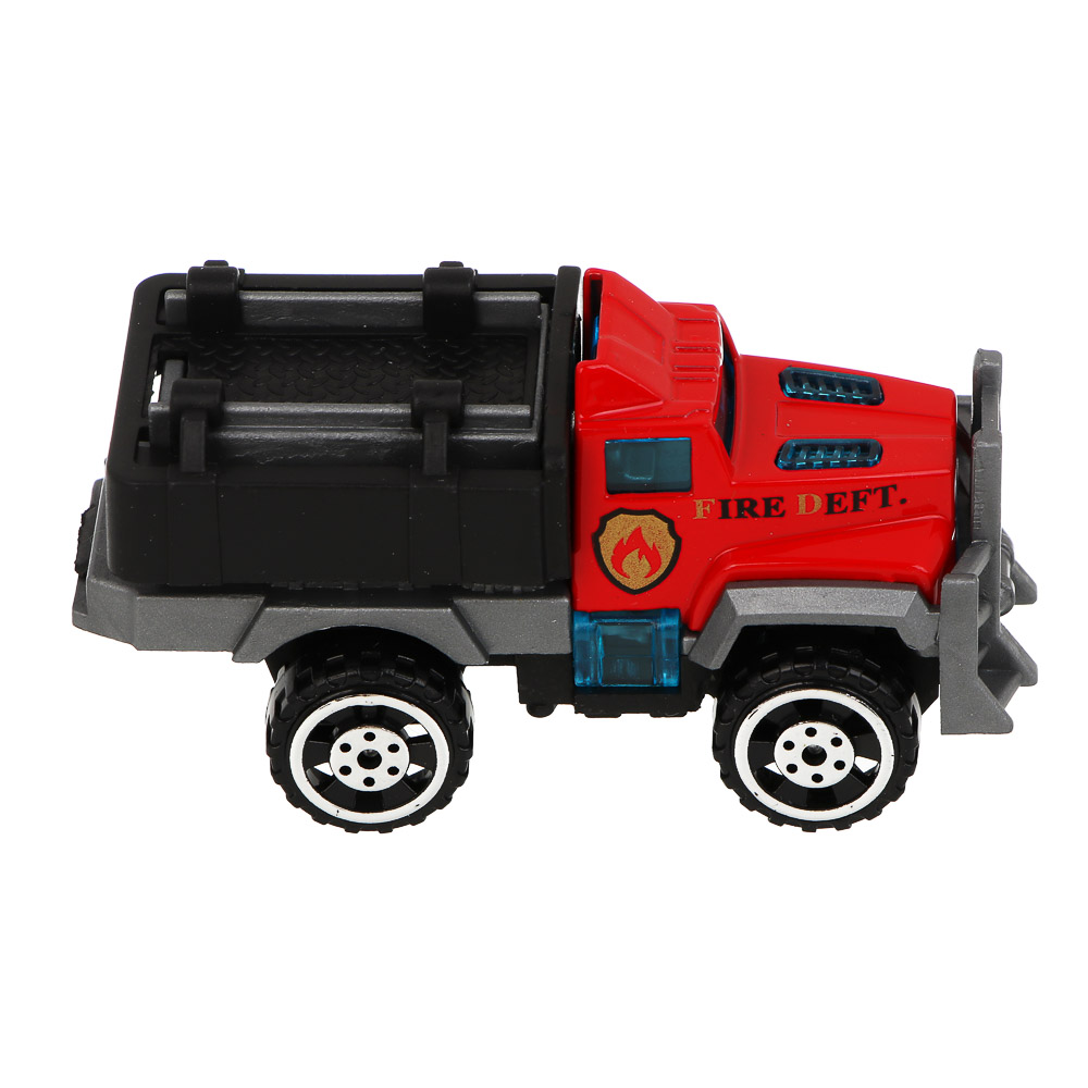 ИГРОЛЕНД Набор из 3-х машин "Пожарная служба", металл, 9,2х4,5х21,7 см, 4 дизайна, арт.№ 292-421