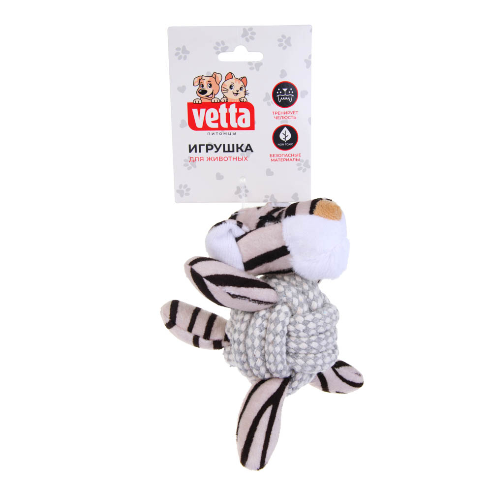 VETTA Игрушка для домашних животных, хлопок, ПЭ, 11,5х6 см, арт.№ 273-117