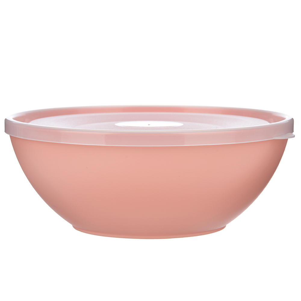 VETTA Миска с крышкой, пластик, 0,8л, 2 цвета, арт.№ 861-253