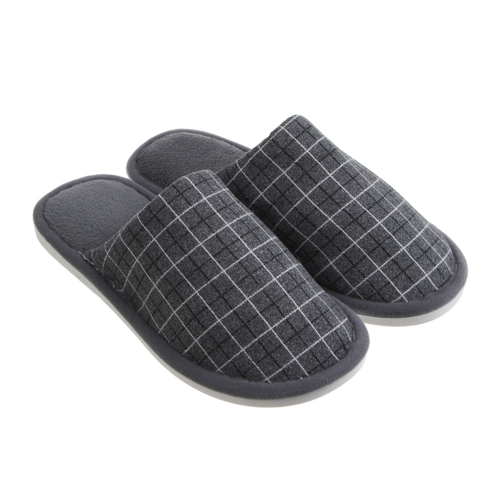 Обувь домашняя, размер 42-43, цвет серый, #10, арт.№ 299-271