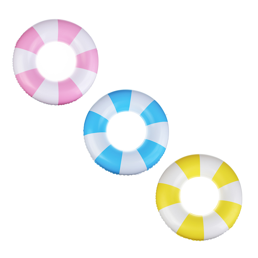 Круг надувной "Яркое лето", тм BY SPORT, 63см, ПВХ, 0.20мм, 3 цвета, арт.№ 130-001
