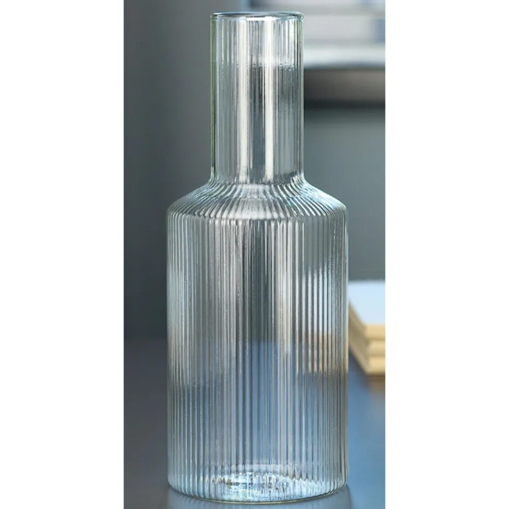 Кувшин тм MILLIMI Симпл, 1200мл, стекло, рифленый, арт.№ 878-691