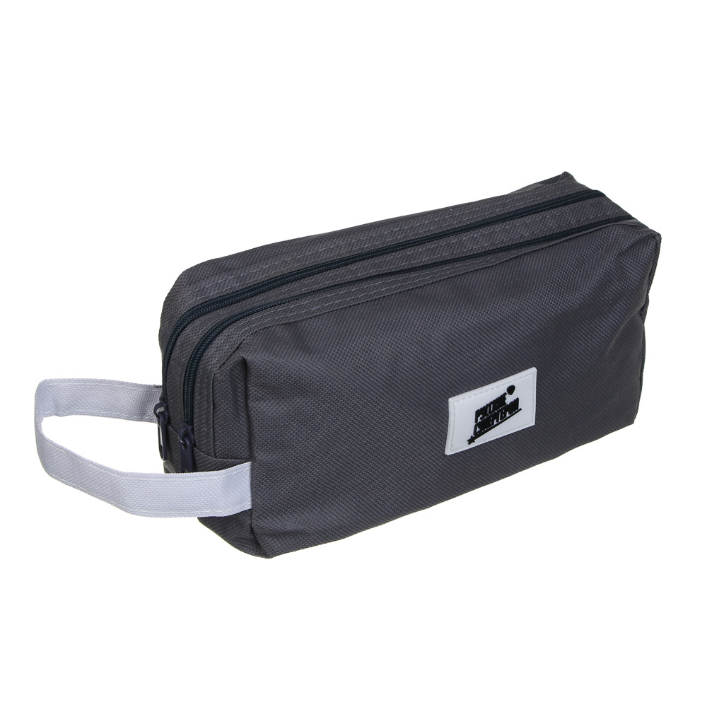 Пенал школьный прямоугольный 21х10х8 см BY Русские Супергерои, 2 отделения на молнии, ручка, 4 дизайна, арт.№ 801-067