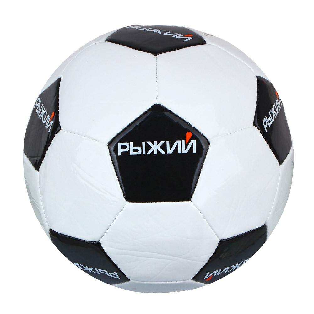РЫЖИЙ Мяч футбольный, р.5 22см, TPU 3.5мм, сшитый, 420гр (10%), арт.№ 005-025
