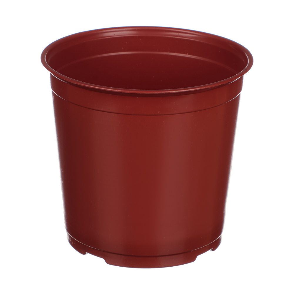 Горшок круглый 2л литьевой терракот, полистирол, арт.№ 105-010