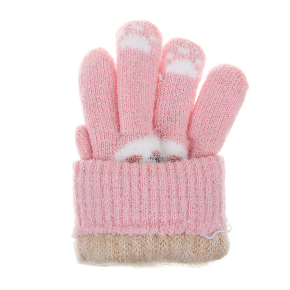 GALANTE Перчатки детские с начесом, р.14, 30%полиамид, 30%акрил, 40%полиэстер, цв.в ас-те, ОЗ25-32, арт.№ 363-448