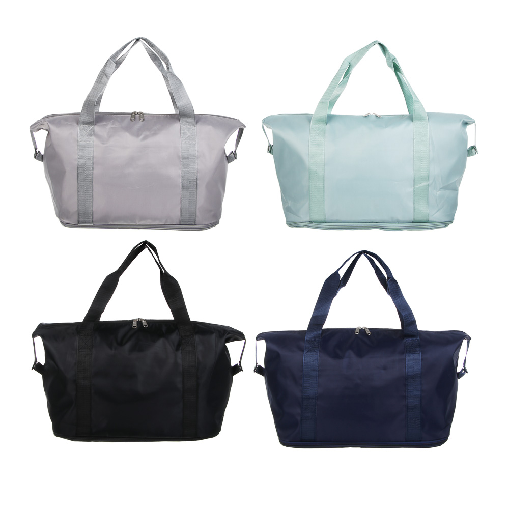 Сумка дорожная с расширением на молнии, полиэстер, 55х44х23см, 3-5 цветов, арт.№ 337-240