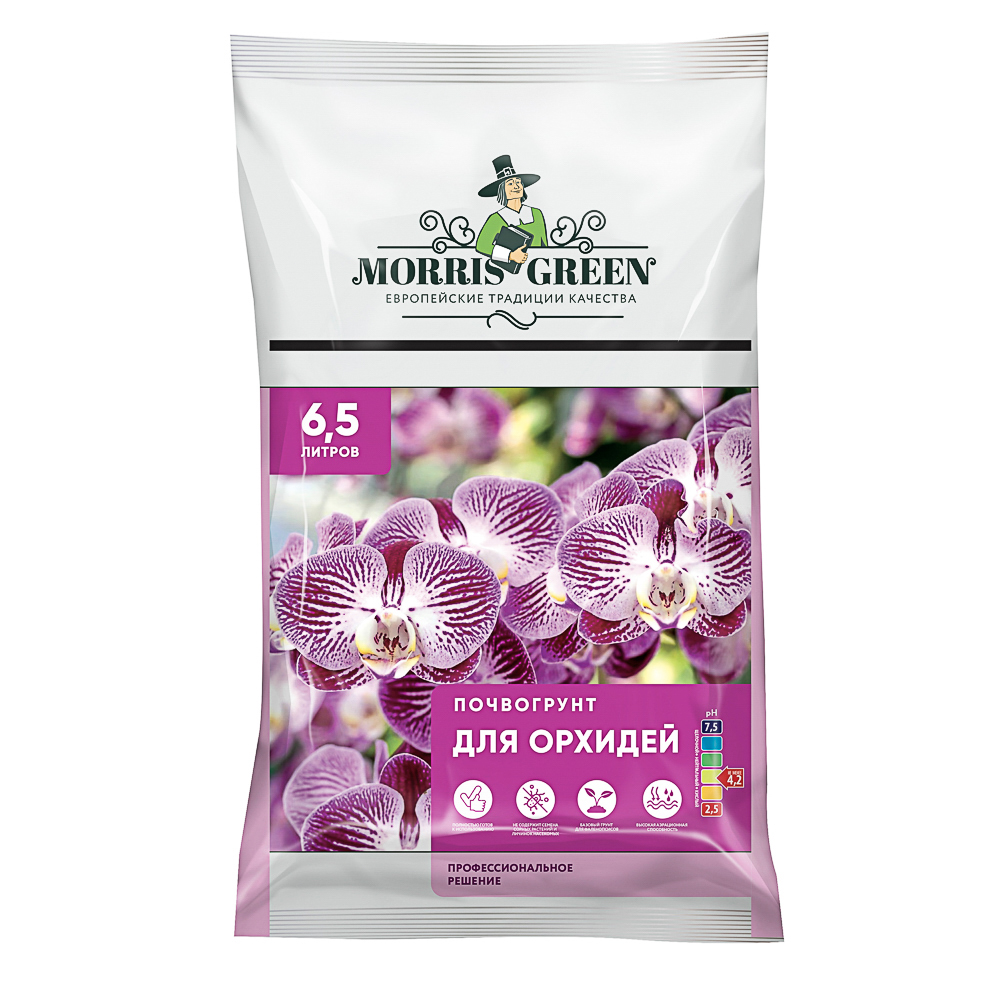 Грунт для орхидей тм Мorris Green 6,5л, арт.№ 115-047
