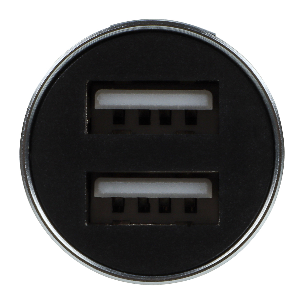 ЕРМАК Устройство зарядное автомобильное, 2 порта, 12/24В, металл, арт.№ 738-020