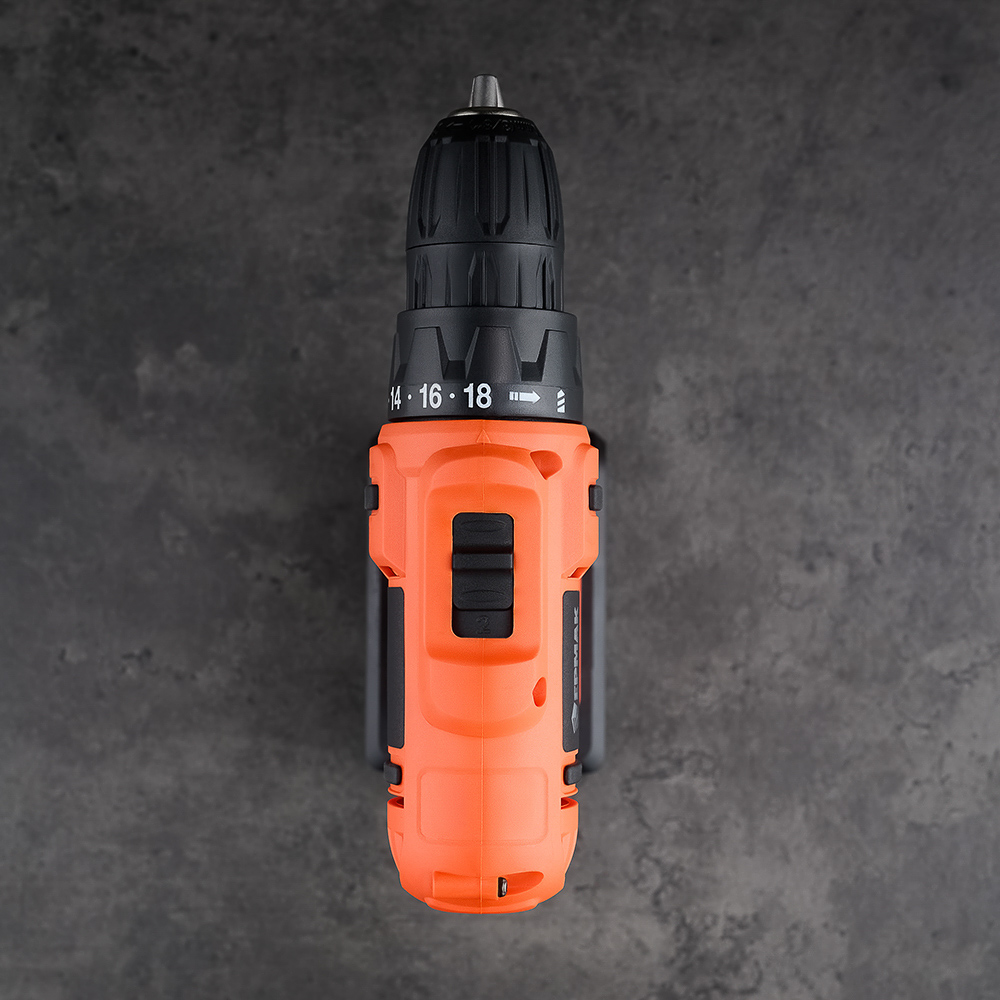 ЕРМАК Набор электроинструмента 29 предметов, шуруповерт 20В (2А*ч, 2шт, 35Н*м) (ONE), арт.№ 691-047