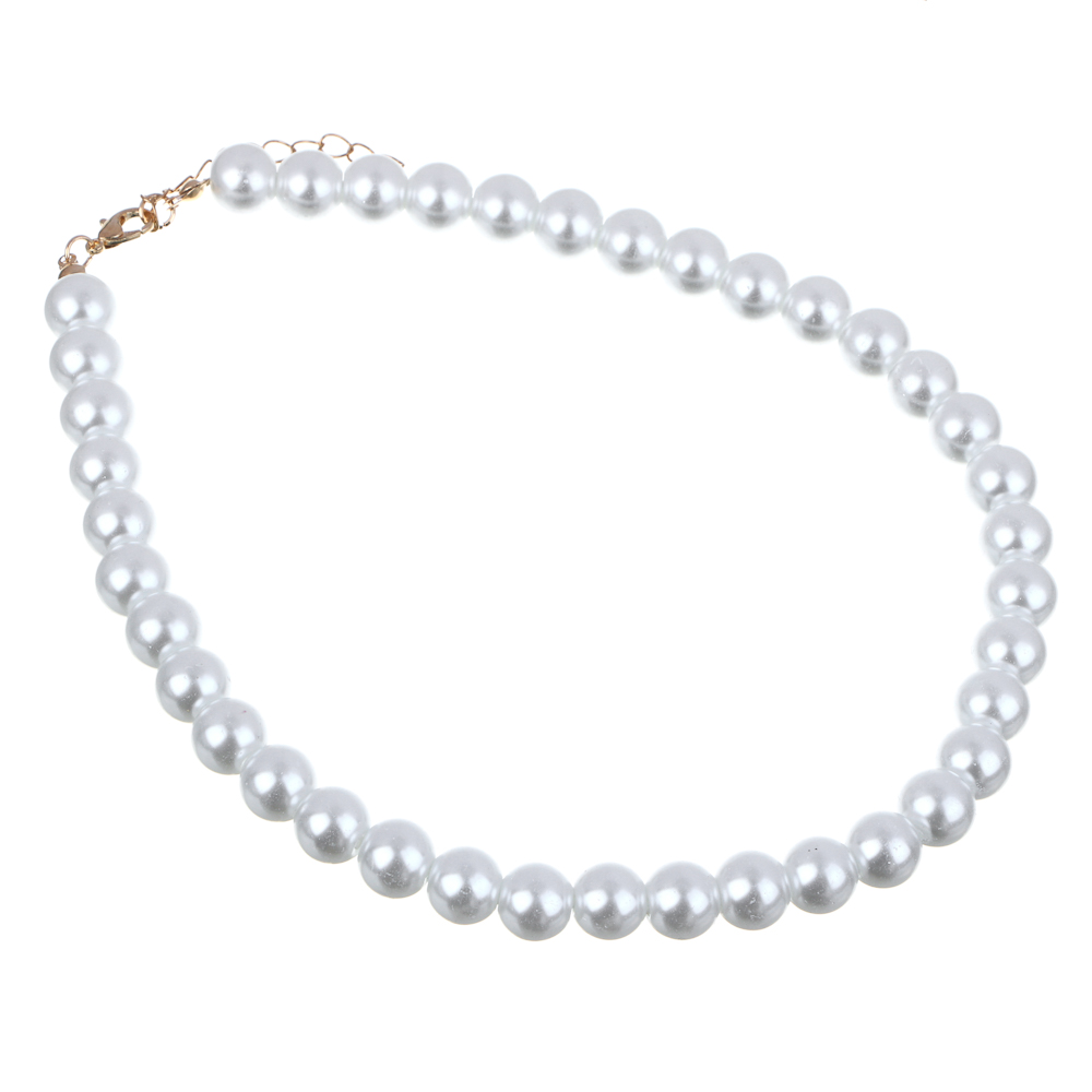 Ожерелье, бижутерия, сплав, пластик, размер бусин 10мм, БЖ-9, арт.№ 023-021