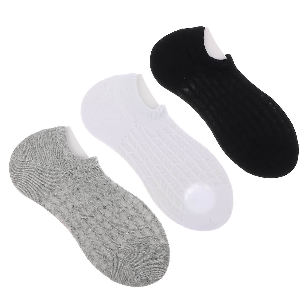 Носки-подследники, сетка, тм Turkan, р. 36-41, 90%хлопок, 8% п/а, 2%лайкра,цвета в ас-те, WJ1053, арт.№ 019-560