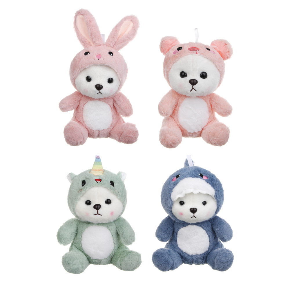 ИГРОЛЕНД Игрушка мягкая "Мишутка в костюме", 30 см, полиэстер, микс видов, арт.№ 264-525