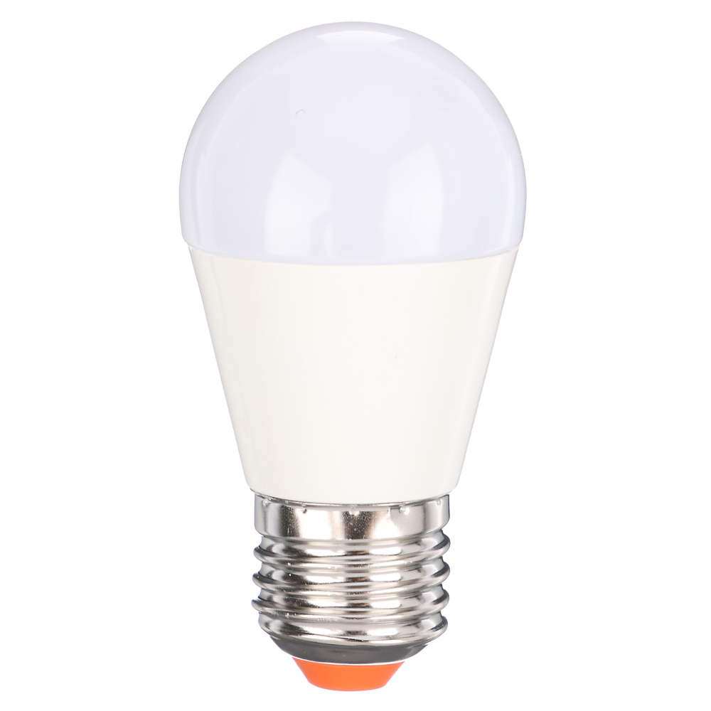 Лампа светодиодная BY шар G45 7 Вт, E27, 630 Лм, 3000 K, 175-265 В, Ra>80, IRF <5%,IC, 2 года гар., арт.№ 925-431