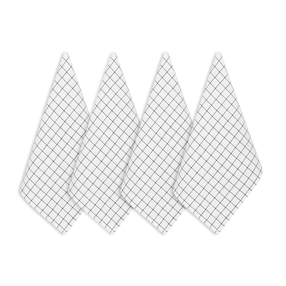 PROVANCE Стандарт Комплект кухонных полотенец 4шт, 35х60см, 50% хлопок, 50% полиэстер, арт.№ 434-199