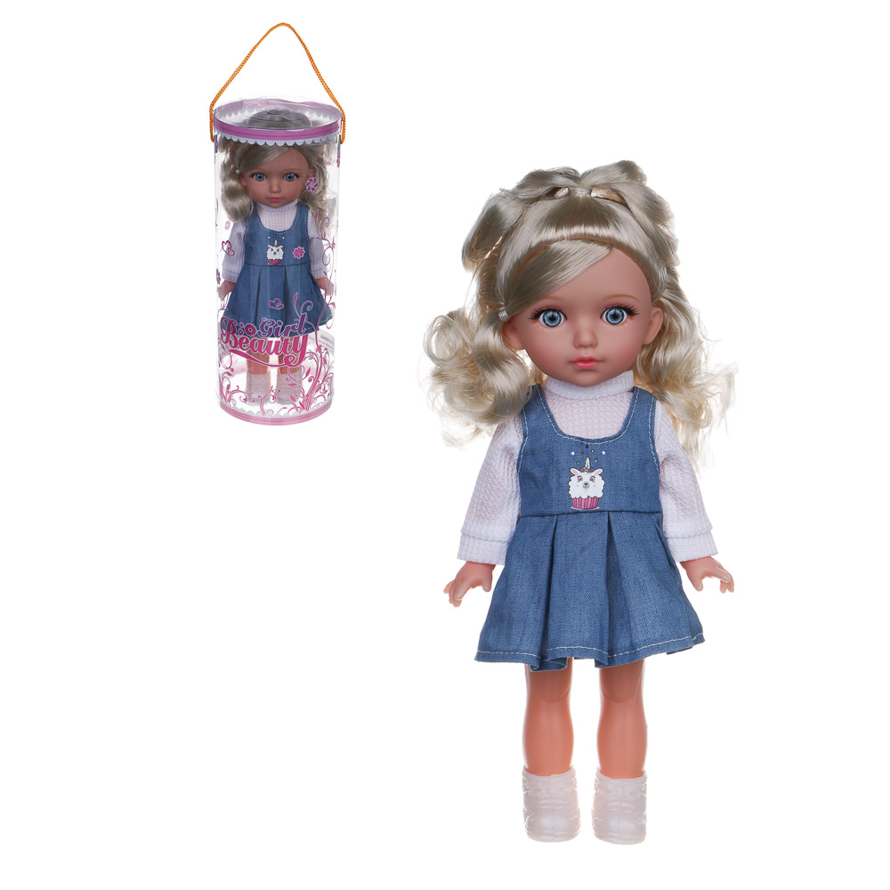 ИГРОЛЕНД Кукла классическая 30 см, PVC, PP, полиэстер, 12х12х30 см, арт.№ 436-181