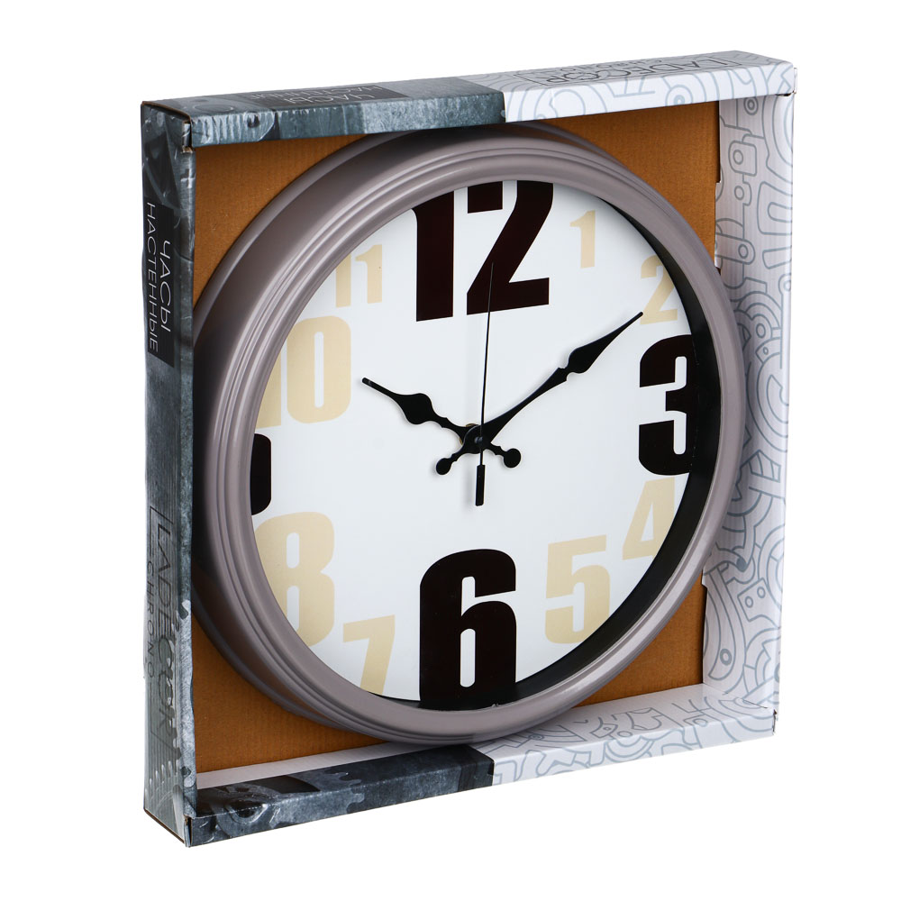 LADECOR CHRONO Часы настенные, 35х35х5 см, арт.№ 581-113