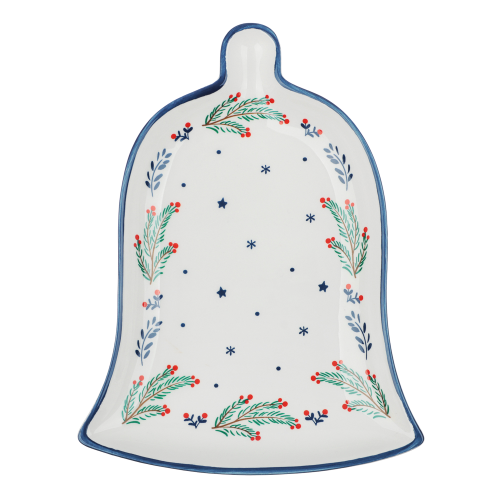 MILLIMI Нордик Блюдо в форме колокольчика, 20х15х2,5см, керамика — купить в МПР MILLIMI Нордик Блюдо в форме колокольчика, 20х15х2,5см, керамика, арт.№ 820-724