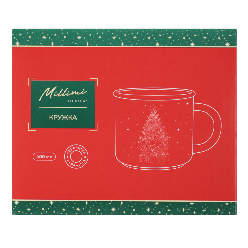 MILLIMI Щелкунчик Кружка 400мл, керамика, арт.№ 820-726