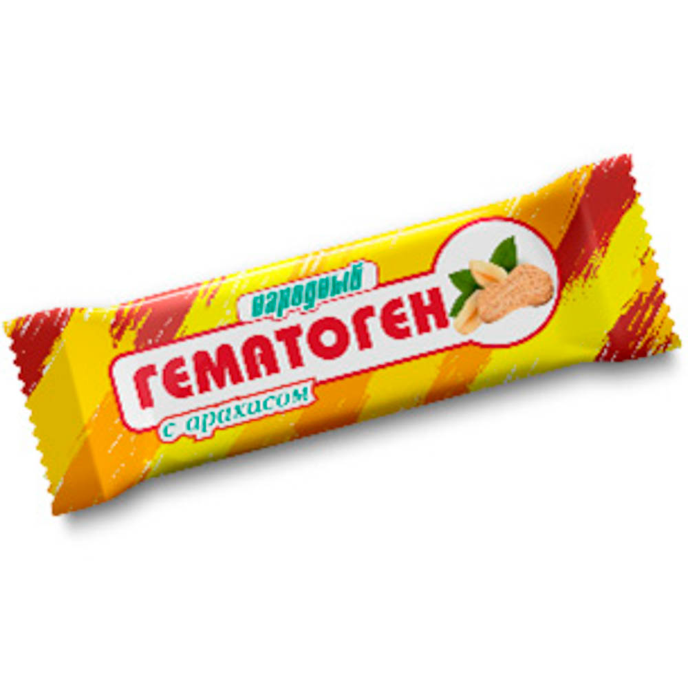 Гематоген Народный с арахисом, 40г, арт.№ 015-243