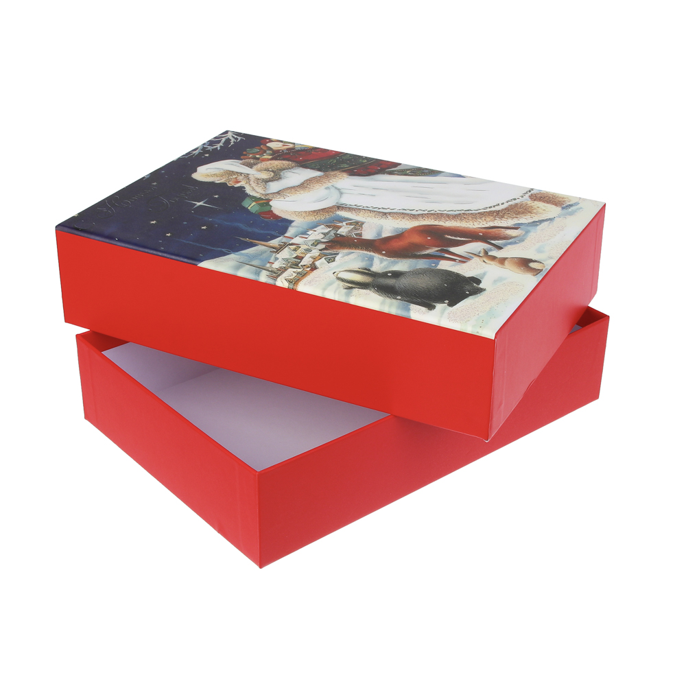 Коробка подарочная тм СНОУ БУМ 18x26x6см, картон, арт.№ 207-244