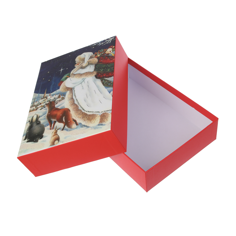 Коробка подарочная тм СНОУ БУМ 18x26x6см, картон, арт.№ 207-244