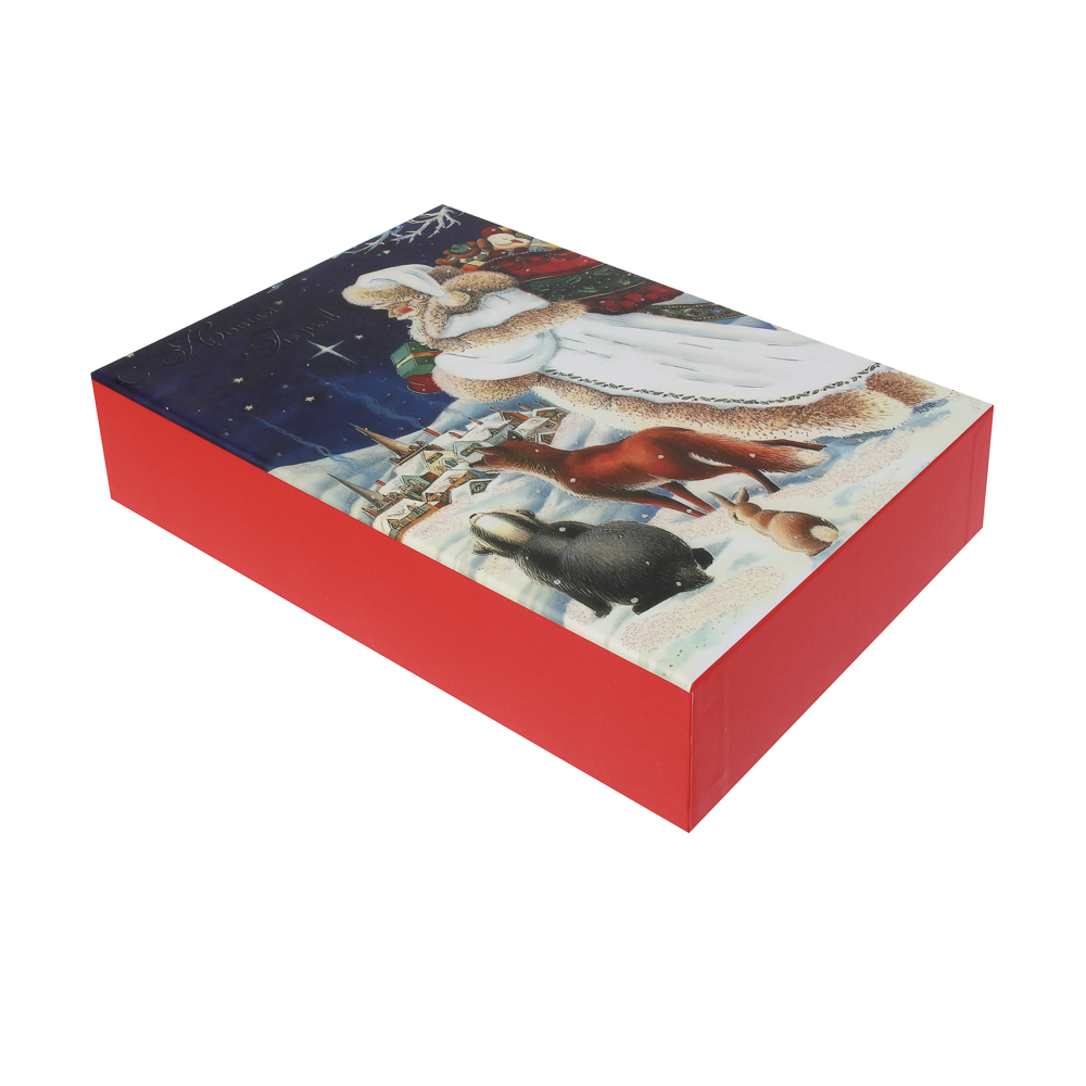 Коробка подарочная тм СНОУ БУМ 18x26x6см, картон, арт.№ 207-244